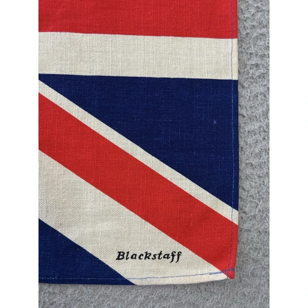 London Underground Tea Towel 29x19 Linen Cotton Blackstaff Union Jack Flag